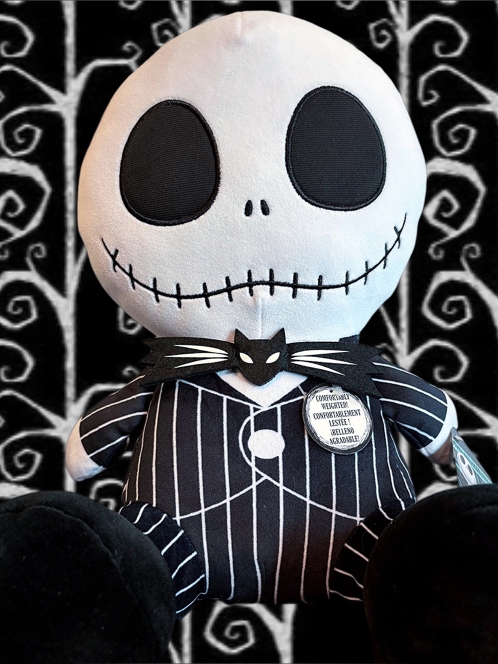 Disney The Nightmare Before Christmas Jack Skellington Plushie Weighted Doll